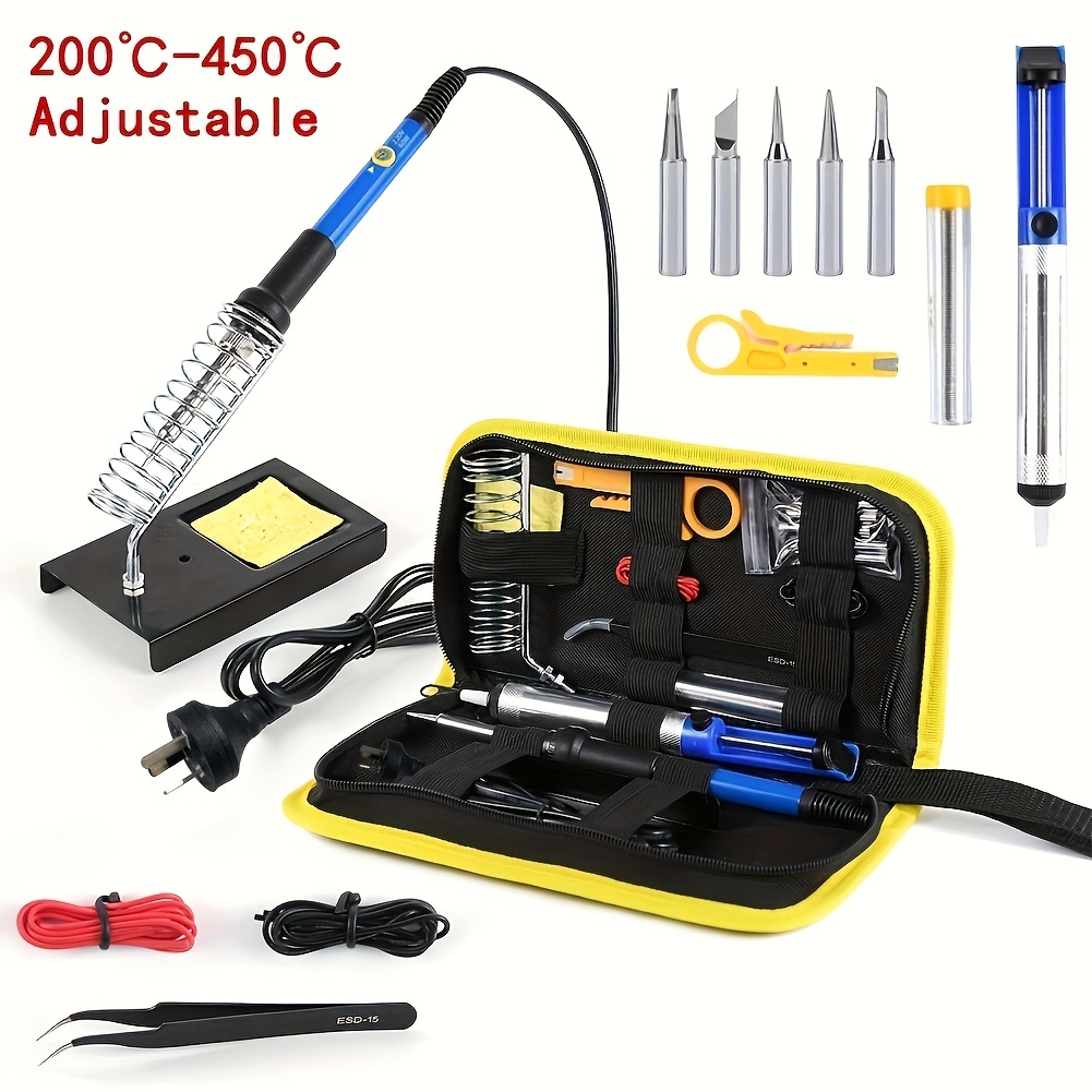 Electric Soldering Iron Welding Gun Tool Kit Solder Wire - Temu