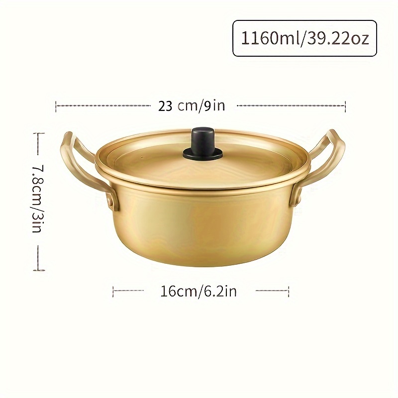 Stainless Steel Pot Soup Pot Ramen Pot Instant Noodle - Temu