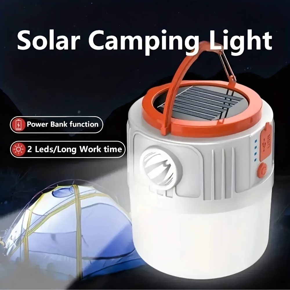 Lampe de Camping rechargeable Solaire