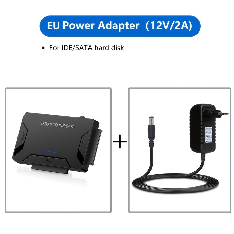 Adaptateur SATA Vers USB Convertisseur de Câble USB 3.0 Vers IDE/SATA 3  pour 2.5 3.5