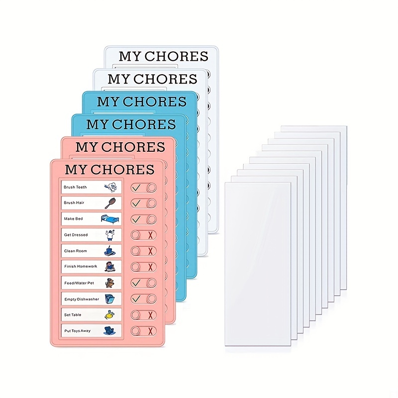 Memo Plastic Board Office Plastic Notes My Chores Checklist Portable Rv Gv  Message Checklist