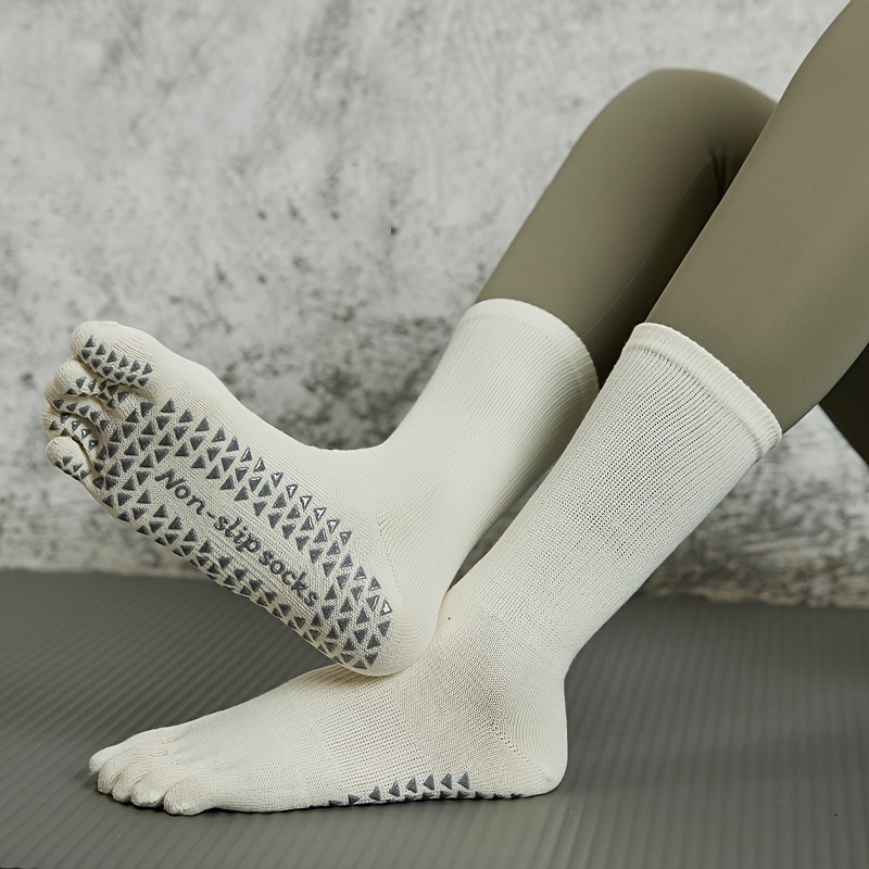 Yoga Socks Cross Strap Non slip Grips Sports Socks Fir - Temu Canada