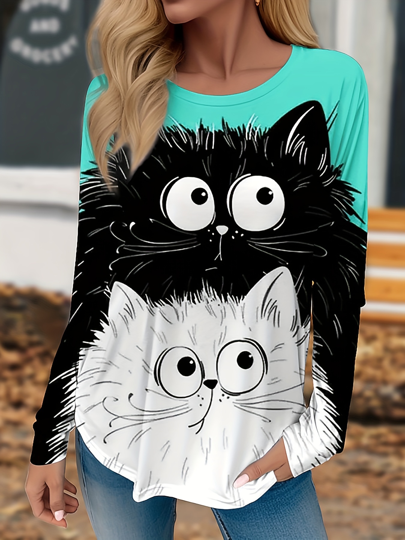 Plus size clearance cat t shirts