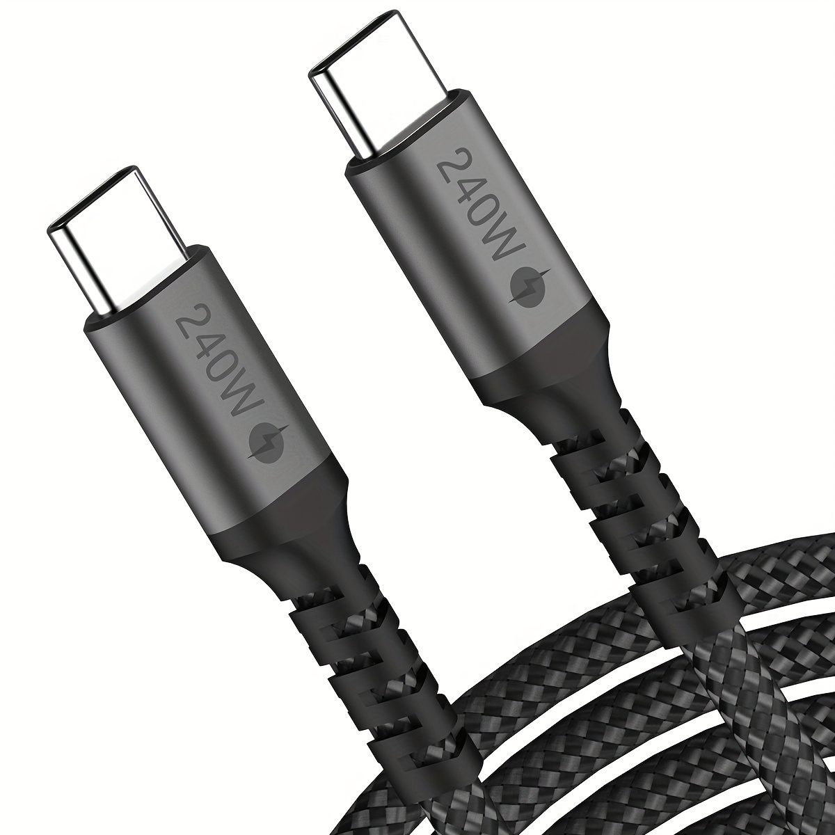 Câble USB C Vers USB C 240 W Type C Charge Rapide, Câble De