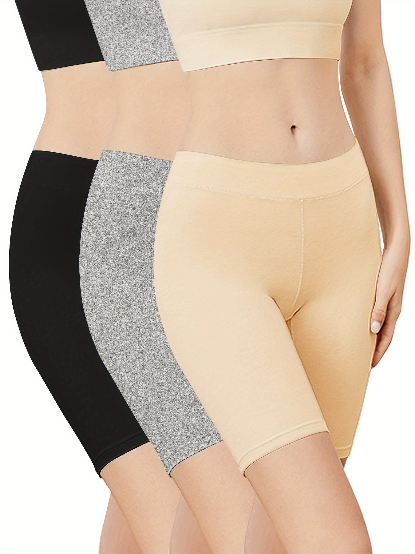 Seamless Shaping Shorts Tummy Control Compression Shorts - Temu Canada
