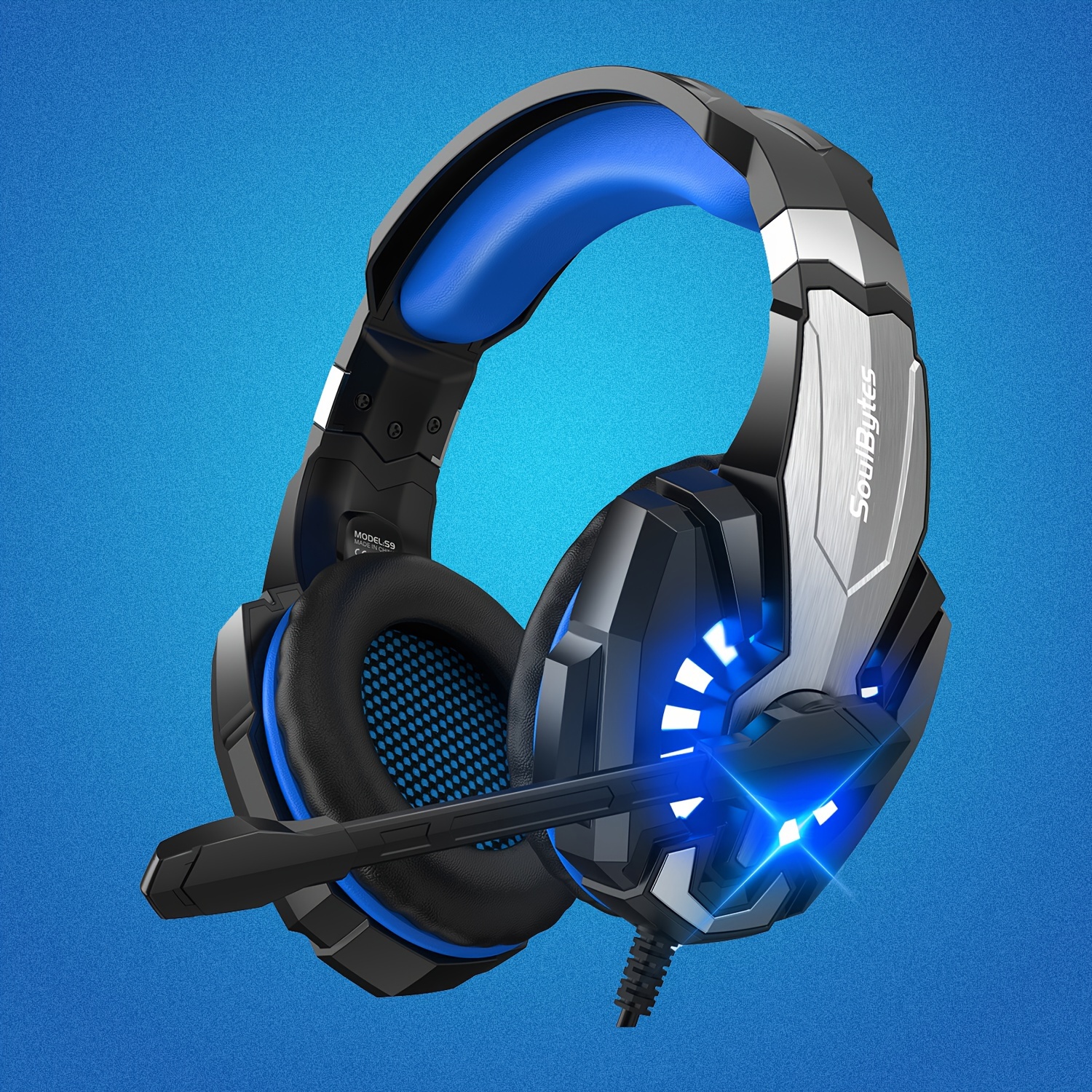 experience immersive audio with soulbytes s9 stereo gaming headset for ps4 pc xbox one and ps5