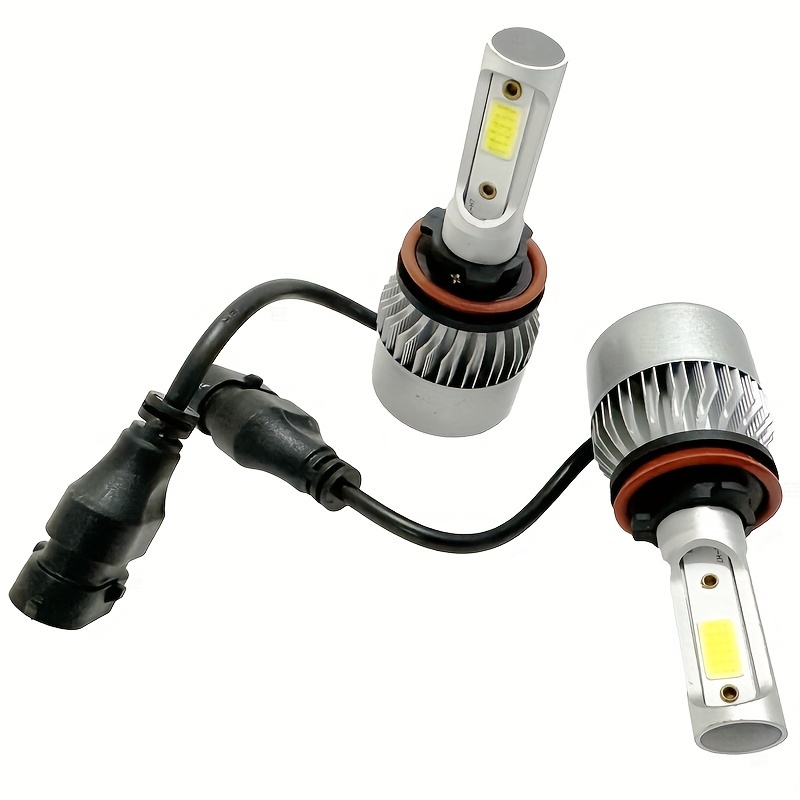 2PCS Super Bright LED Headlight Kit - H4 H7 H11 9005 9006 - High/Low Beam  Driving Lamps