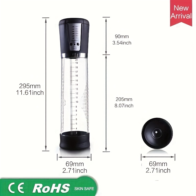 Automatic Vacuum Penis Pump Air Pressure Rechargeable Temu