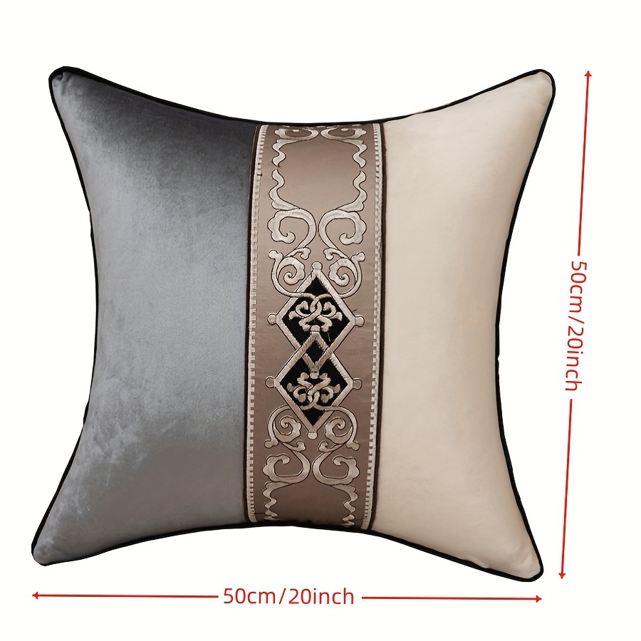 Luxury Design Velvet Cushion Cover Decorative Golden Pillow Cover