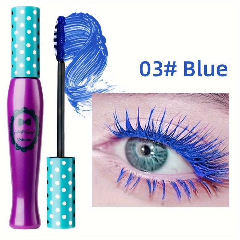 Colorful Waterproof Mascara Curling Extension Makeup 5 Colors