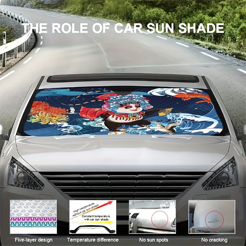  Anime Foldable Car Windshield Sun Shades Fit 51x27.5
