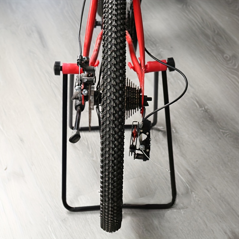 Bicycle Foot Support Bike Foot Brace Single Side Bracket Adjustable Parking  Rack