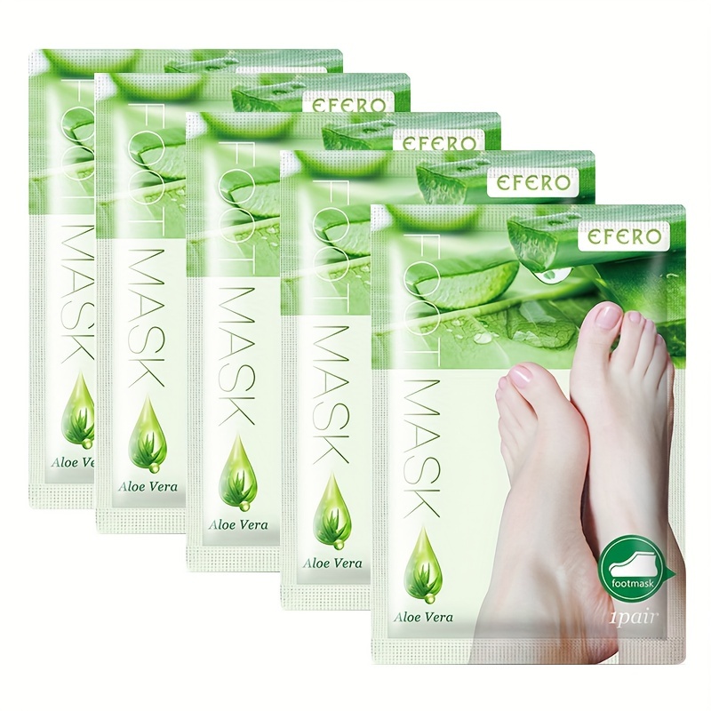 Efero Aloe Dead Skin Remover Foot Mask Exfoliating Feet Mask Socks