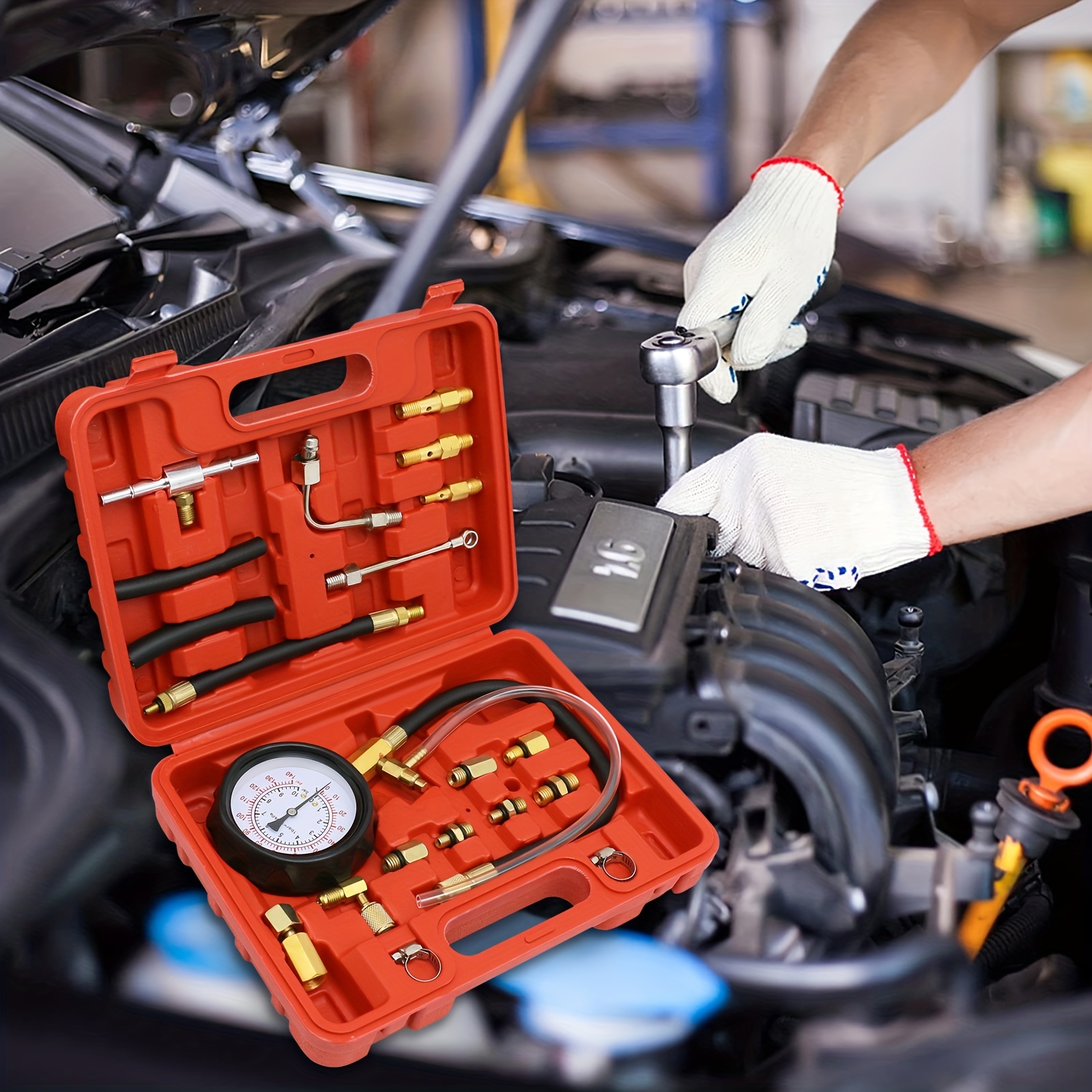 Testeur De Pression De Vide De Moteur Pompe À Carburant Sous - Temu France