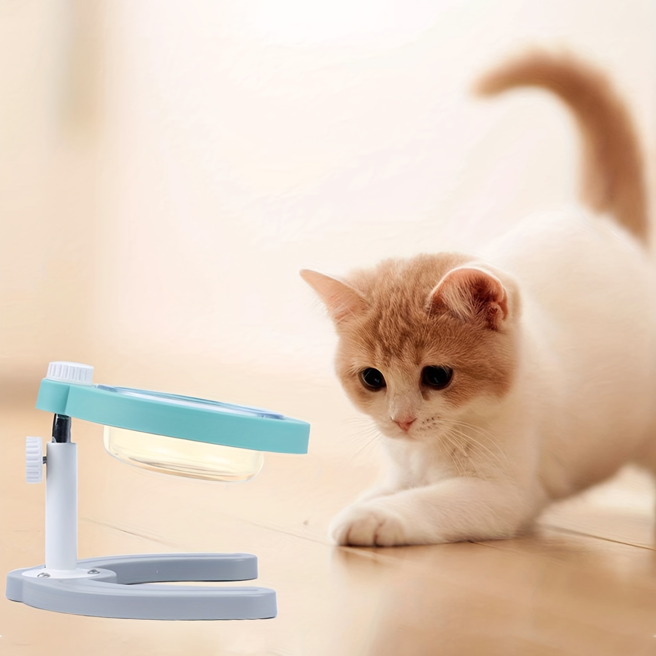 Pet Bowl Slanting Adjustable Lifting Ceramic Cat Bowl Cat - Temu