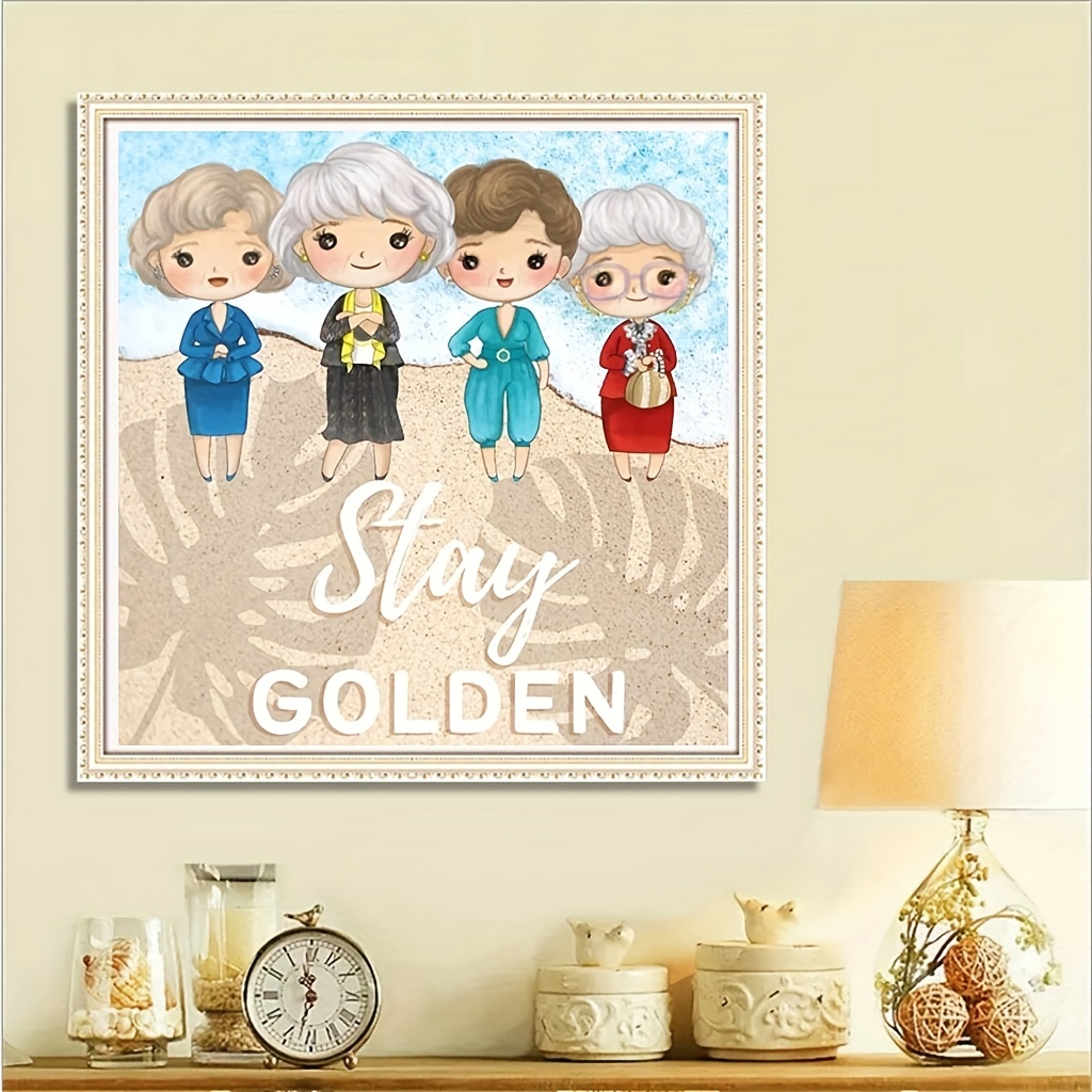 4 of 4 Golden Girls Complete! : r/diamondpainting