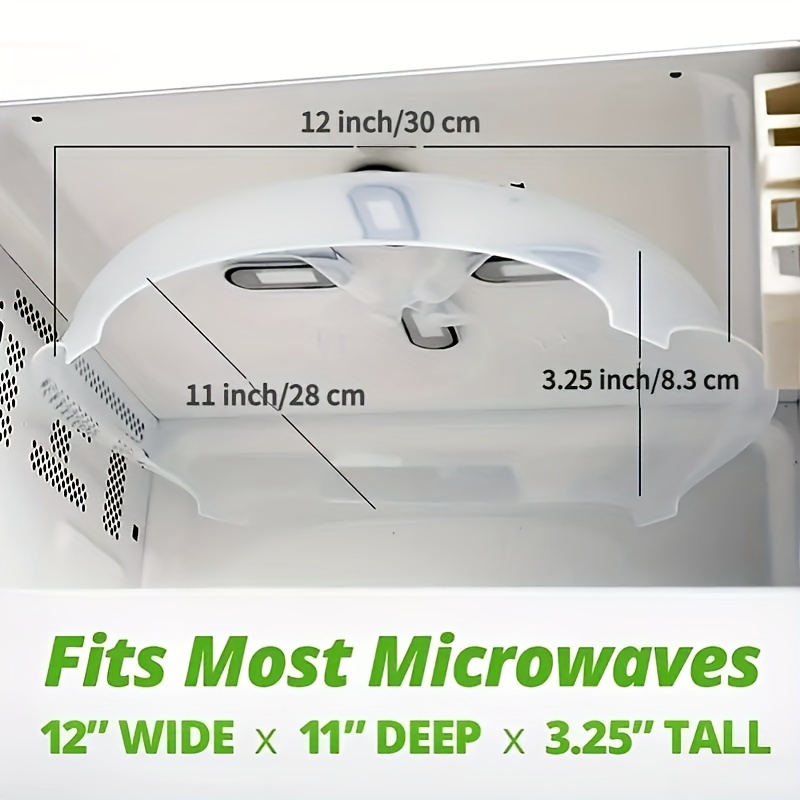 Magnetic Microwave Splashproof Lid, Multifunctional High Temperature  Microwave Splash Cover With Steam Vents - Temu