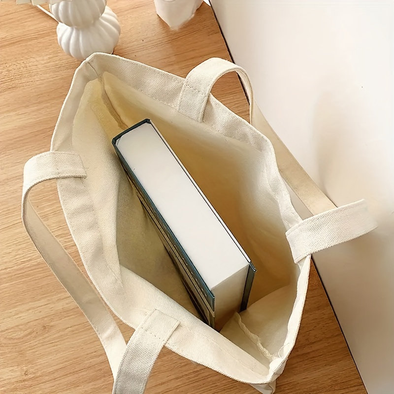 Day canvas tote bag with inside pocket 