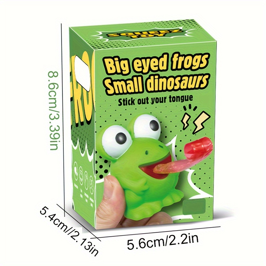 Eco-Friendly Squeeze Frog Tongue Out Soft