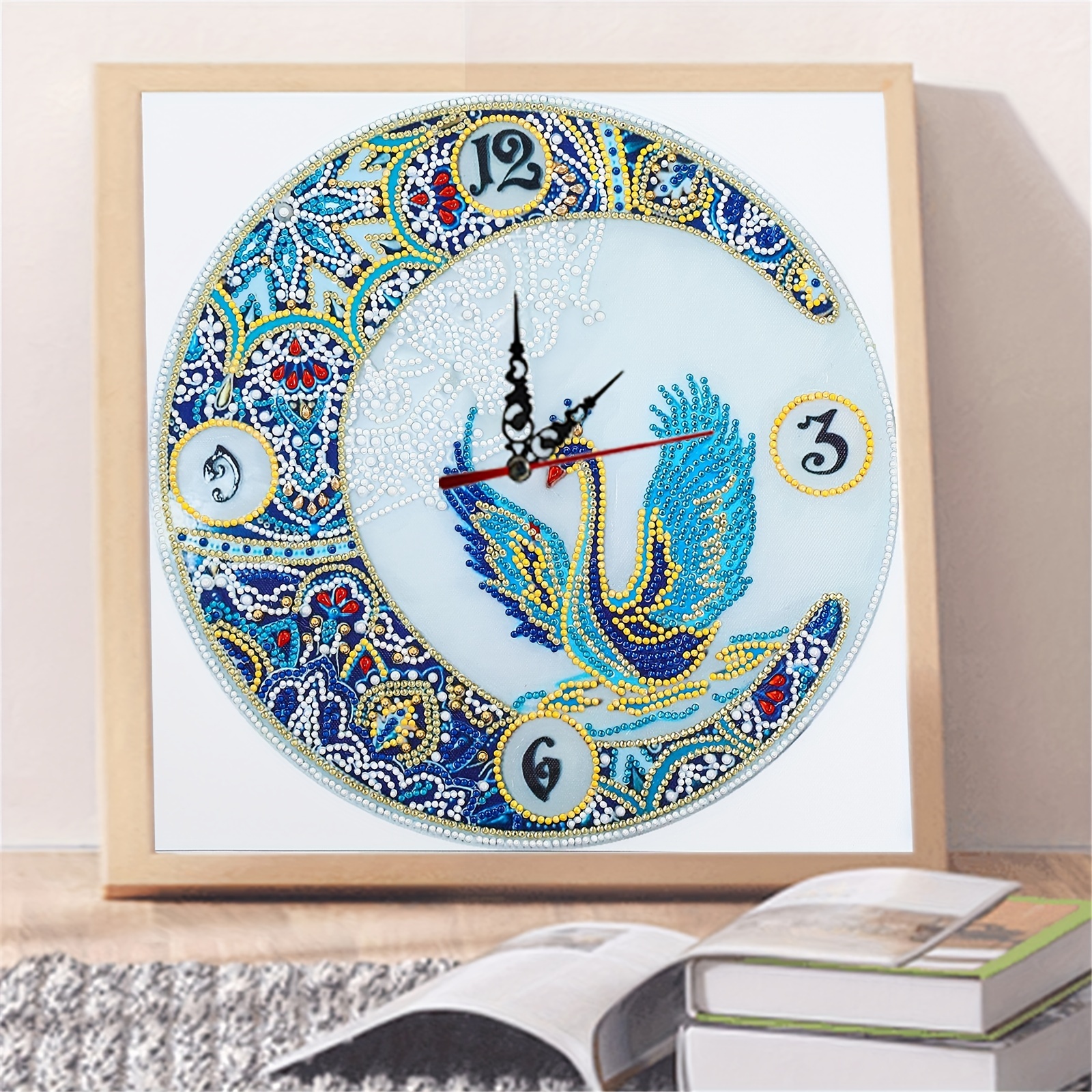 Swan Love in the Sunset Paint with Diamonds – Art Providore