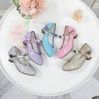 girls glitter shoes high heels elegant princess dance shoes with moon star pendant decor party wedding