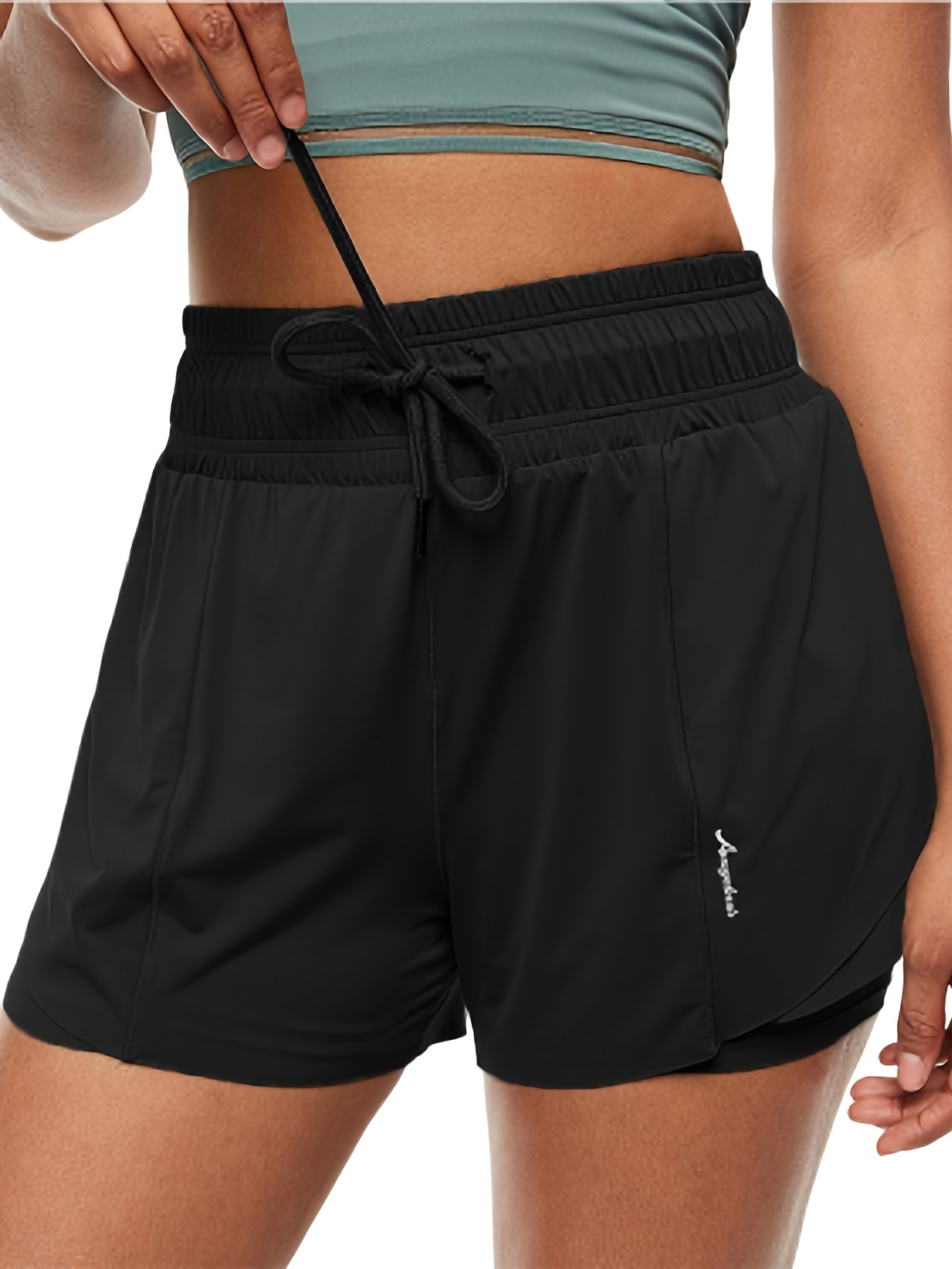 Summer Womens Black Yoga Shorts For Women High Elastic Waist, Slim Fit,  Solid Color, Perfect For Fitness And Exercise From Play_sports, $6.52