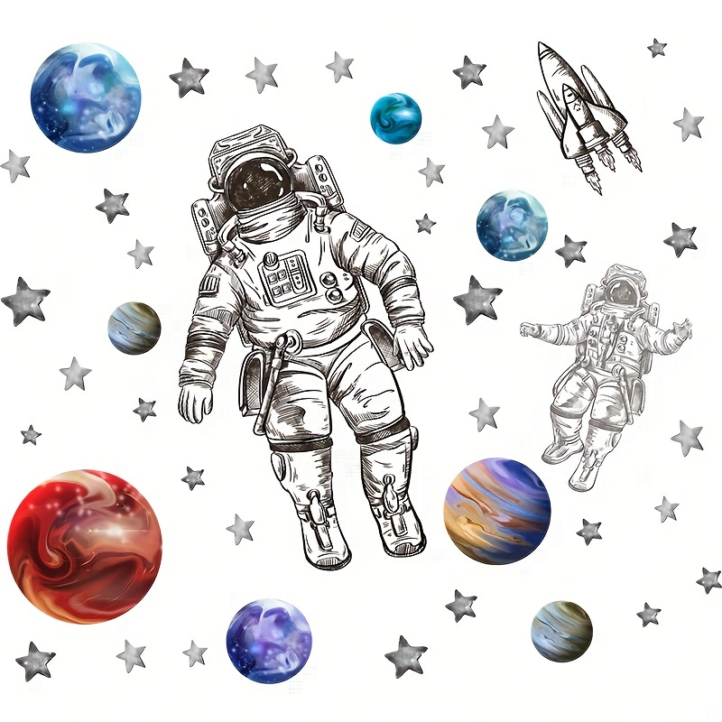 Astronaut planet space outer space astronomy' Sticker