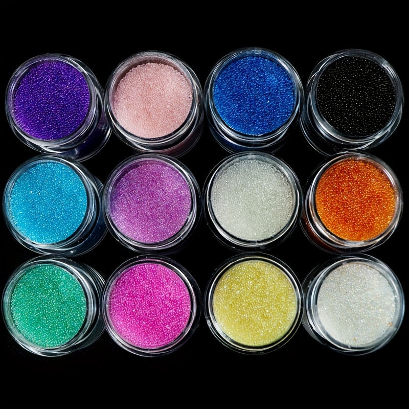 Mermaid Beads Nail Caviar Crystal Pixie Glass Glitter Micro Beads Rhinestones