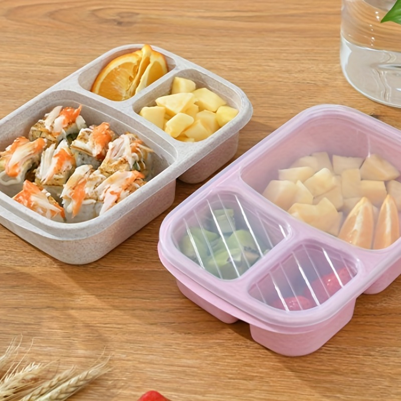 Rectangle Rice Shell Lunch Box, Hand Wash, Tableware Meal Box, Compartment Bento  Box, Reusable Square Fast Food Box, Portable Lunch Box, Bento Box,food  Container, For Students,boys,girls And Adults At School,canteen, Home  Kitchen