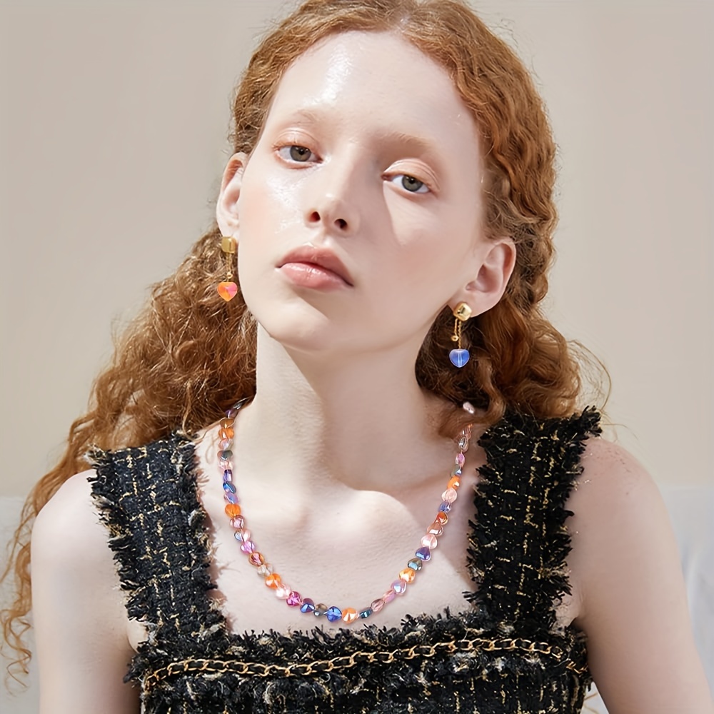 silicone bead keychain making kit round rubber beads Temu Italy