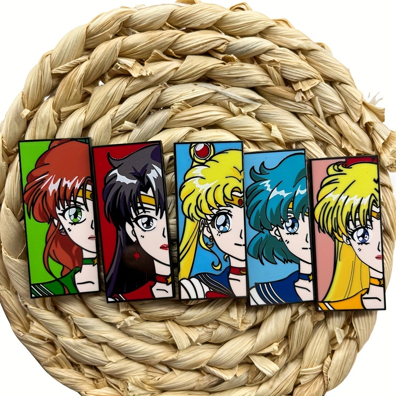 1pc anime cartoon brooch colorful enamel pin paint badge clothing backpack accessories details 3