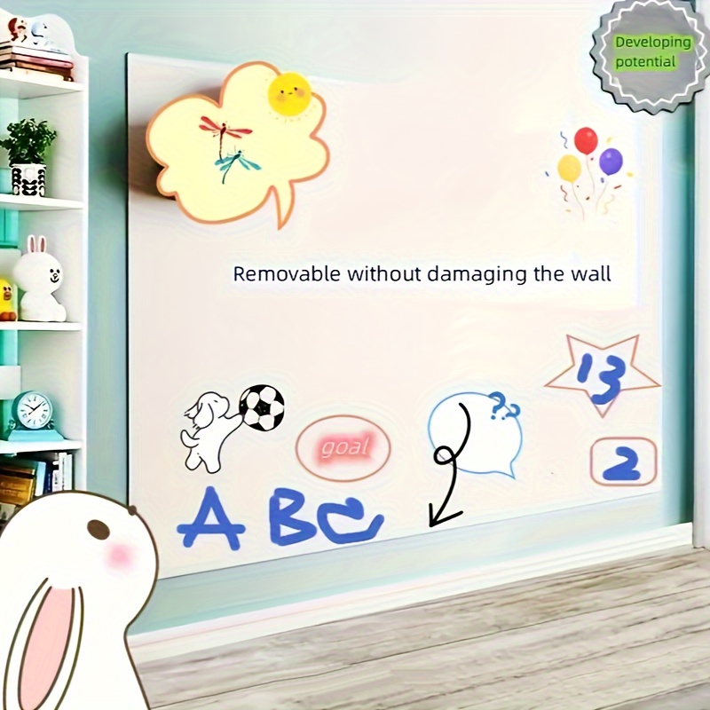A Whiteboard Wall Sticker Home Teaching Soft Whiteboard - Temu