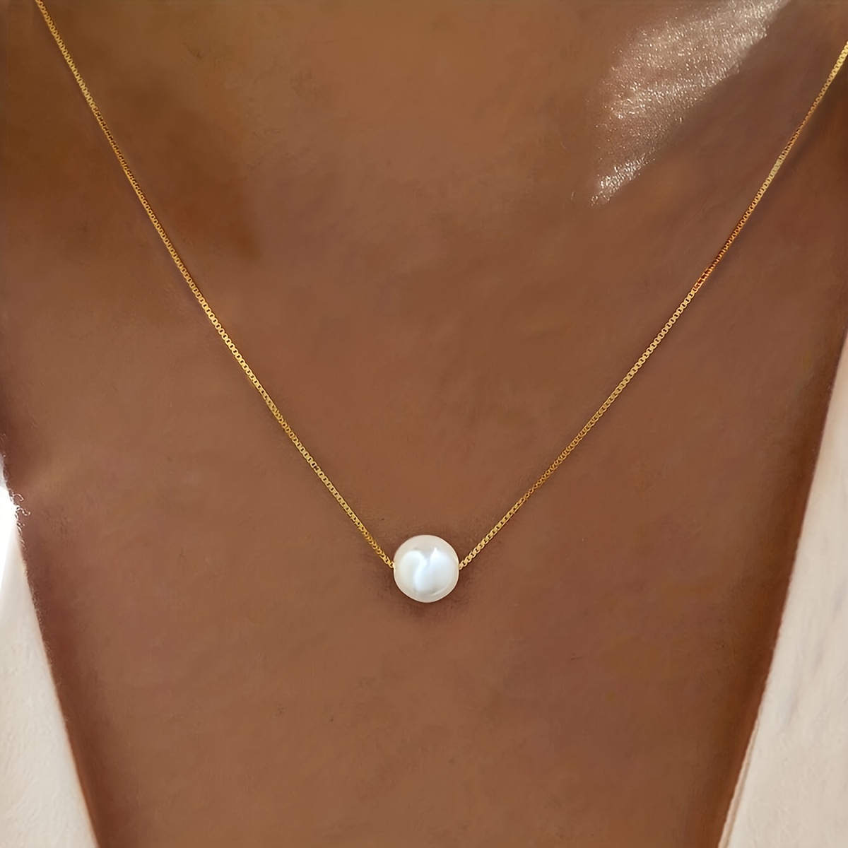 上品な淡水真珠のペンダントネックレス女性のための 925 スターリング 