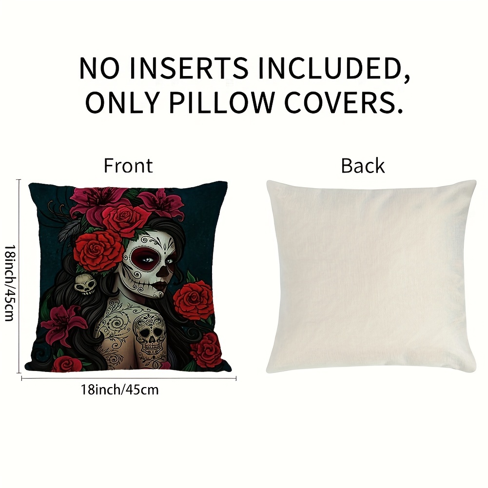 Skull pillow hot sale cases