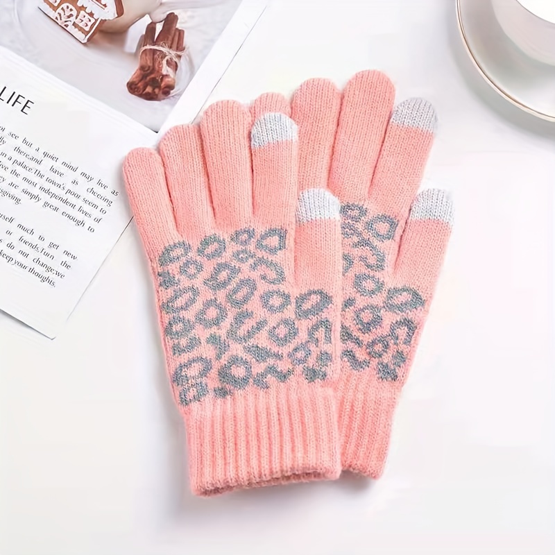 Knit best sale cycling gloves