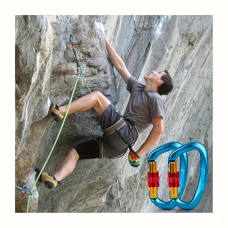 Heavy Duty Screw Lock Carabiner for Climbing Hammock Camping