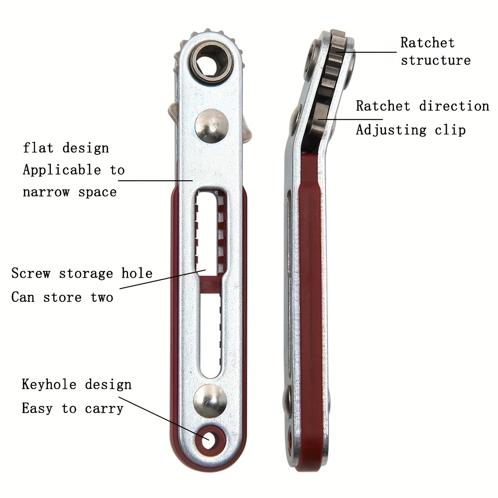 1pc Tournevis À Cliquet Rétractable À Double Usage, Tournevis À  Fente/Phillips, Outil De Réparation Pour Voiture, Vélo Et Diverses  Maintenances