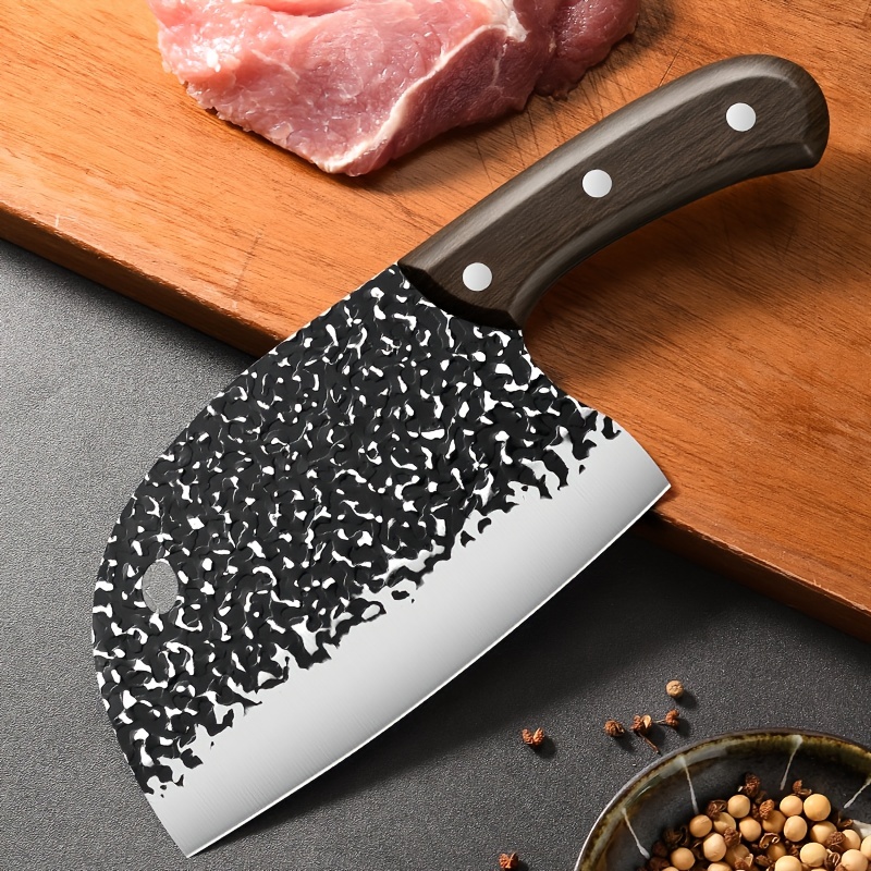 1pc Sharp and Durable Forged Small Kitchen Knife Meat Cleaver