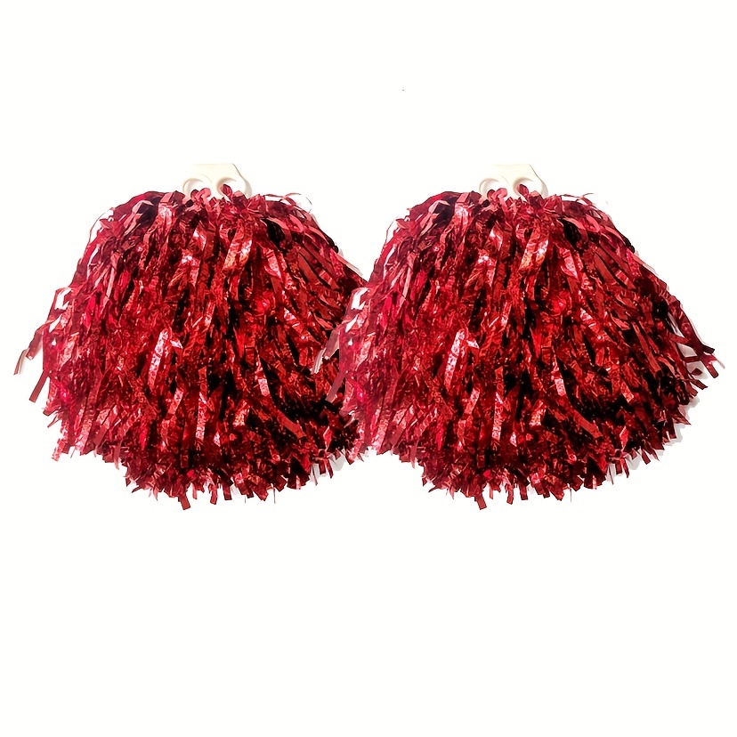 1 pair 2pcs cheering poms cheerer pom poms handheld cheering props dancing supplies sports stage performance celebration