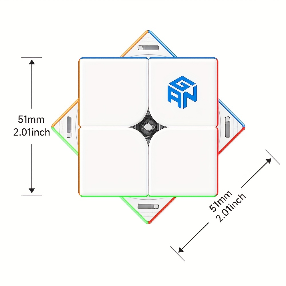  GAN Pyraminx 36 Magnets, Speed Magnetic Pyramid Puzzle  Stickerless Triangle Cube (Standard) : Toys & Games