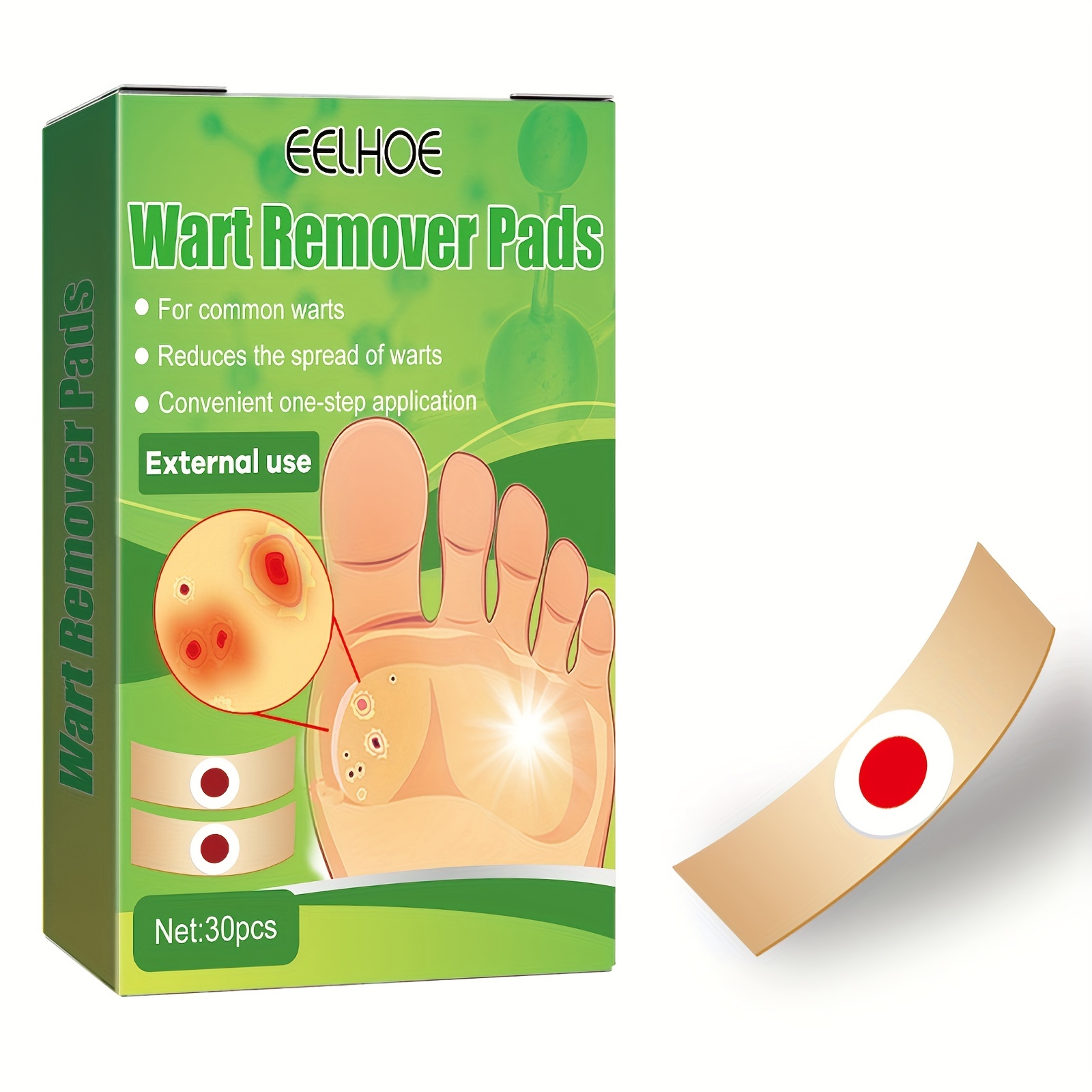 Foot Corn Clean Pads Naturally Clean Toe Corns And Calluses Temu