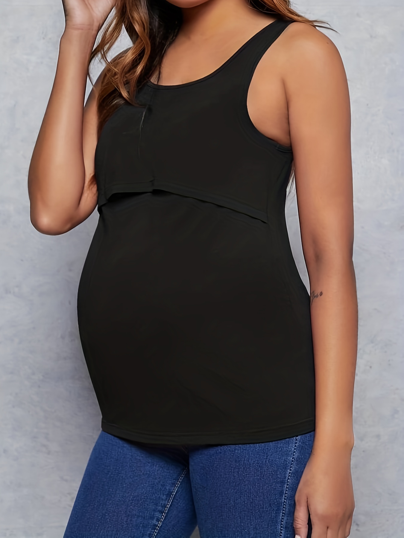 Women's Maternity Nursing Tank Tops Breastfeeding Tops Shirt - Temu