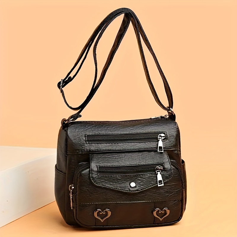 【COSYHARU】Multi-pocket vintage cross bag COSYHARU (コシハル) - マルチポケットビンテージクロスバッグ