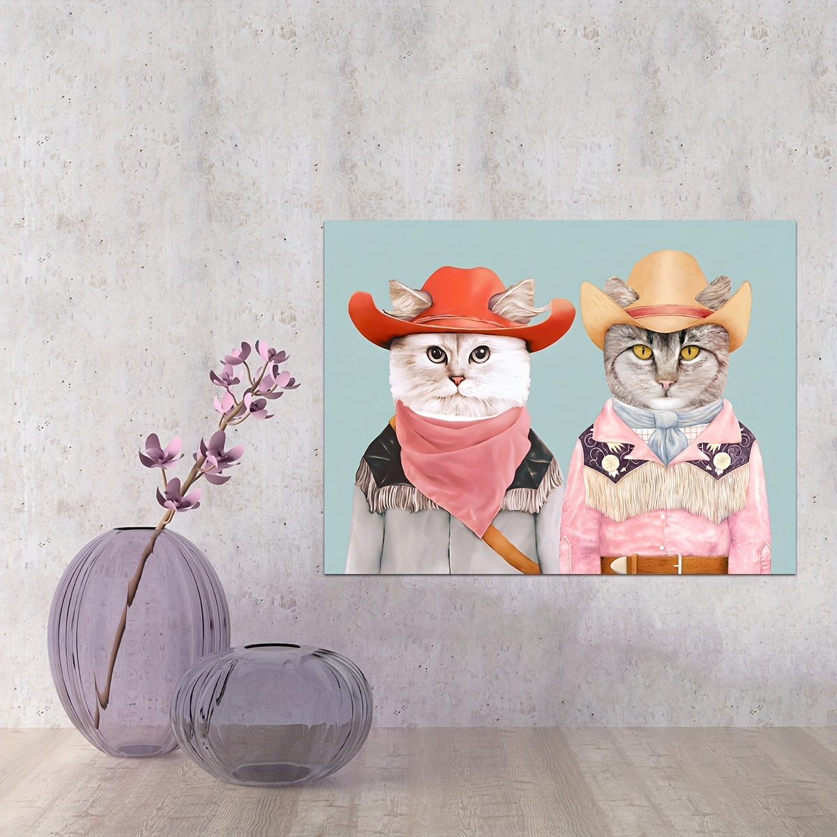 Wall Art Print, Cute Cat