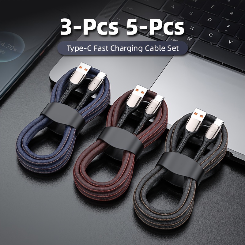 RAMPOW Cable micro USB [6.6 pies] de largo para Android - QC 3.0 carga  rápida y sincronización - Cargador rápido trenzado de nailon 2.4A para  Samsung
