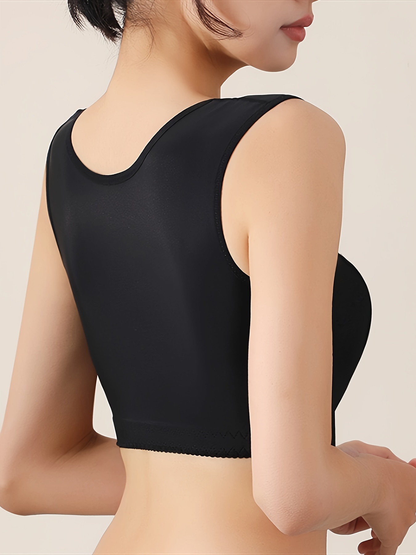 Posture Corrector Tops Push Support Slimmer Open Bust Body - Temu