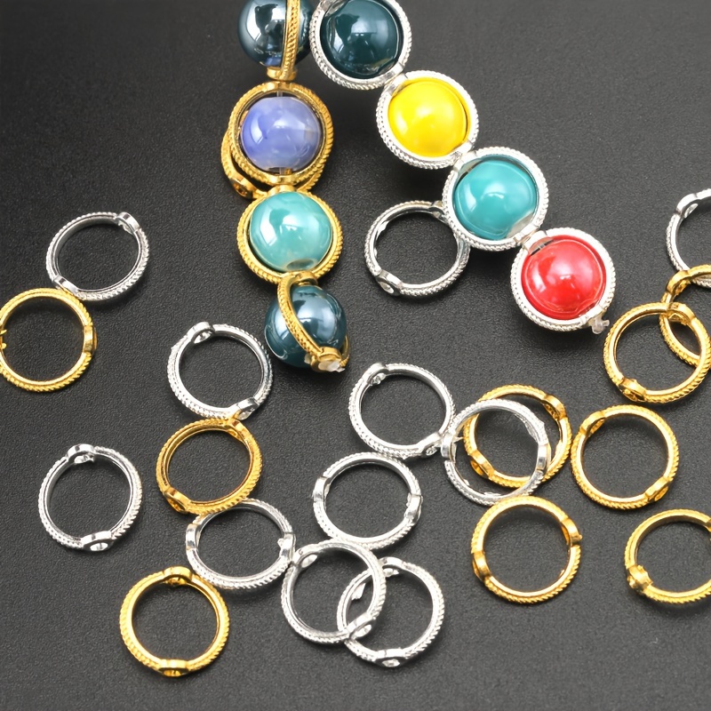 Ring Sawtooth Shaped Beads Large Hole Beads Spacer Charms - Temu