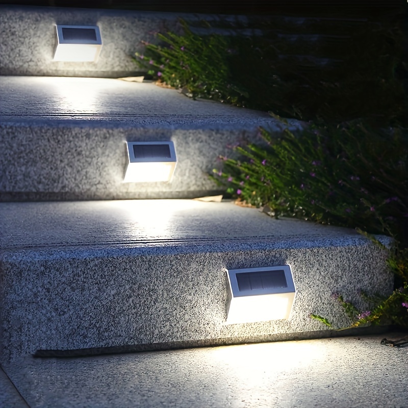 Solar Deck Light Solar Lamp Waterproof Led Stainless Steel Temu