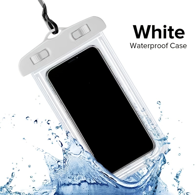 Universal Waterproof Case,Hiearcool Waterproof Phone Pouch Compatible for iPhone, Black