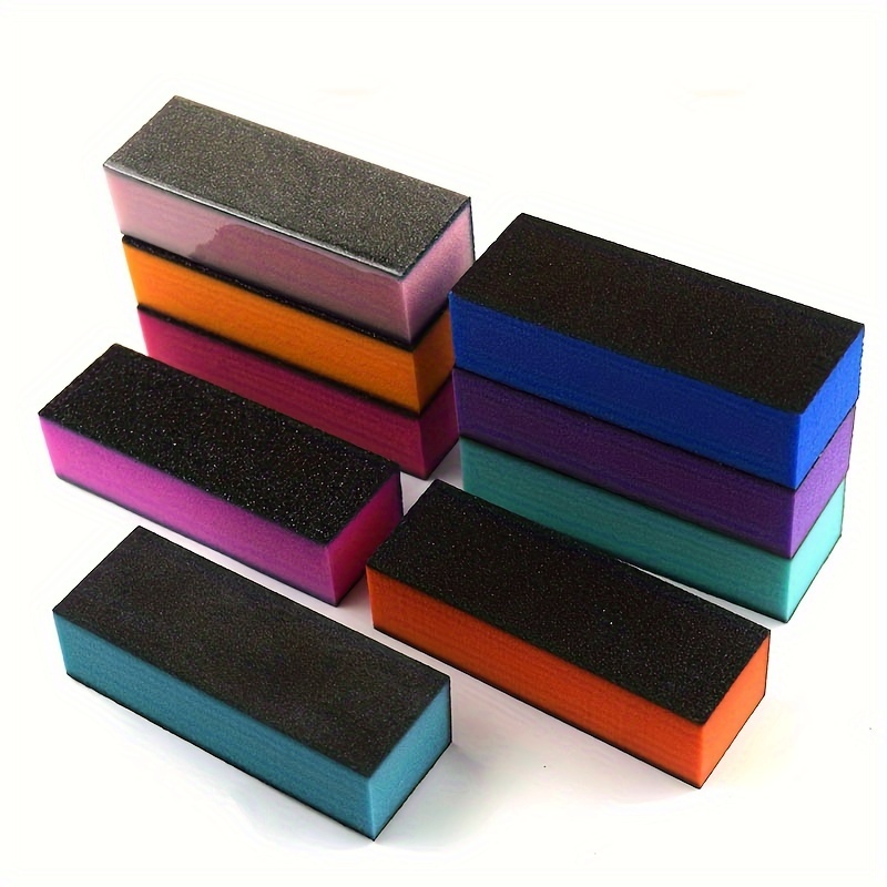 

10pcs Nail File Buffer Polishing Blocks Kit, Nail File Blocks Buffer Sanding Files, Polishing Nail Art Care Tools
